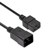 Cablu alimentare Akyga AK-UP-03, IEC C20 - IEC C19, 1.8m, Black