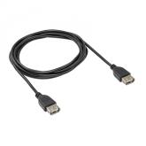 Cablu Akyga AK-USB-06, USB 2.0 male - USB 2.0 male, 1.8m, Black