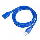 Cablu Akyga AK-USB-10, USB 3.0 Male - USB 3.0 Female, 1.8m, Blue