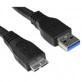 Cablu Akyga AK-USB-13, USB-A 3.0 male - USB Micro-B 3.0 male, 1.8m, Black