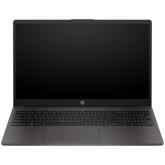 Laptop HP 255 G10, AMD Ryzen 5 7530U, 15.6 inch, RAM 8GB, SSD 256GB, AMD Radeon Graphics, Free DOS, Dark Ash Silver