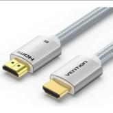 Cablu Vention ALCIF, HDMI male - HDMI male, 1 m, Silver