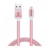 Cablu de date ADATA, USB - micro USB, 1m, Pink