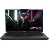 Laptop Gigabyte AORUS 7 9MF-E2EE513SD, Intel Core i5-12500H, 17.3inch, RAM 16GB, SSD 512GB, nVidia GeForce RTX 4050 6GB, No OS, Black