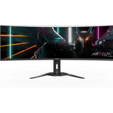 Monitor LED Curbat Gigabyte Aorus CO49DQ, 49inch, 5120x1440, 0.03ms GTG, Black