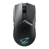 Mouse Optic Gigabyte AORUS M6, USB/USB Wireless, Matte Black