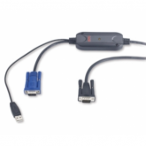 Cablu KVM APC NetShelter AP5260, USB 2.0 - VGA, 7.6m, Black