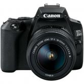 Aparat foto DSLR Canon EOS 250D, 24.2MP, Black + Obiectiv EF-S 18-55mm DC Black