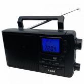Radio cu ceas Akai APR-2418R, Black