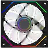 Ventilator AQIRYS Cetus 6P-12SLI18-ARGB, ARGB LED, 120mm, Black
