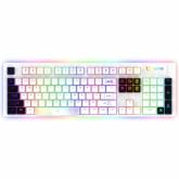 Tastatura AQIRYS Aludra, RGB LED, USB, White