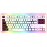 Tastatura AQIRYS Aludra TKL Mecanica, RGB LED, USB, White