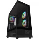 Carcasa AQIRYS Antlia Black ARGB, Fara sursa