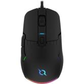 Mouse Optic AQIRYS Lynx, RGB LED, USB-A, Black
