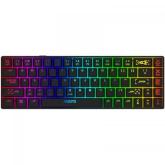 Tastatura Wireless AQIRYS Mira, RGB LED, Bluetooth/USB Wireless/USB, Black