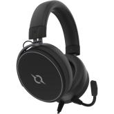 Casti cu microfon AQIRYS Sagitta, 3.5mm jack/USB, Black
