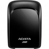 SSD portabil A-data ASC680 480GB, USB-C, Black