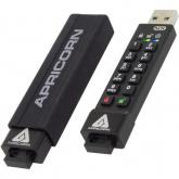 Stick memorie Aegis Secure Key 3XN 128GB, USB 3.0, Black