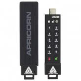 Stick memorie Apricorn SecureKey 3NXC, 256GB, USB-C, Black