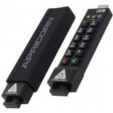 Stick memorie Aegis Secure Key 3NXC 8GB, USB 3.2 Tip C, Black