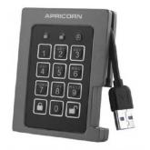 SSD portabil Apricorn Aegis Padlock, 480GB, USB 3.0, Black-Gray