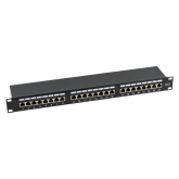 Patch Panel ASYTECH Networking ASY-PP-FTP6-24, 1U, 24 porturi, Black