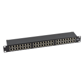 Patch Panel ASYTECH Networking ASY-PP-FTP6-48, 1U, 48 porturi, Black