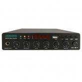 Amplificator cu mixer DSPPA MP9312U Ultra Thin, 120W, 100V, USB/Bluetooth, intrare 2xMIC/2xAUX