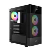 Carcasa Gamdias Aura GC5 Black, aRGB LED, Fara Sursa