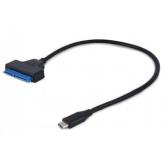 Adaptor Gembird AUS3-03, USB-C male - SATA 2.5 male, 0.2m, Black