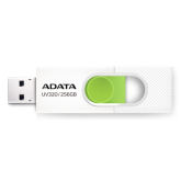 Stick memorie AData UV320, 256GB, USB 3.2 gen 1, White