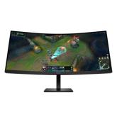 Monitor LED Curbat HP 34c G2, 34 inch, 3440 x 1440 pixeli, 1 ms, Black
