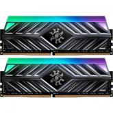 Kit Memorie A-Data XPG Spectrix D41 Tungsten Grey RGB 16GB, DDR4-3000MHz, CL16, Dual Channel