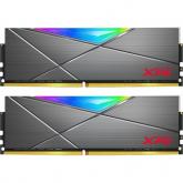 Kit Memorie A-Data XPG Spectrix D50 Tungsten Grey RGB Intel XMP 2.0 32GB, DDR4-3200MHz, CL16, Dual Channel