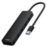 Hub USB Baseus UltraJoy 4-in-1 Lite, 4 x USB 3.2 gen 1, 0.15m, Black