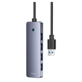 HUB portabil Baseus UltraJoy 4 in 1, 4 x USB 3.2 gen 1, Gray