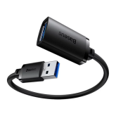 Cablu Baseus AirJoy, USB 3.0 female - USB 3.0 male, 5m, Black