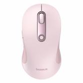 Mouse Optic Baseus F02, Bluetooth/USB Wireless, Pink