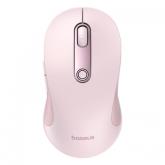 Mouse Optic Baseus F02, Bluetooth/USB Wireless, Pink