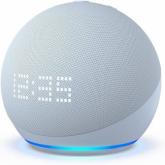 Boxa Inteligenta Amazon Echo Dot 5 Clock, Bluetooth, Blue