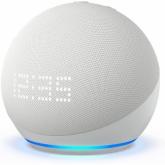 Boxa Inteligenta Amazon Echo Dot 5 Clock, Bluetooth, White