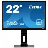 Monitor LED IIyama ProLite B2280WSD-B1, 22inch, 1680x1050, 5ms GTG, Black