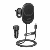 Incarcator auto wireless Anker MagGo, 15W, Black