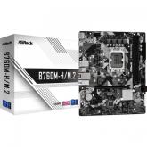 Placa de baza ASRocK B760M-H/M.2, Intel B760, Socket 1700, mATX