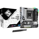 Placa de baza ASRock B760M Steel Legend Wifi, Intel B760, Socket 1700, mATX