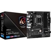 Placa de baza ASRock B760M PG LIGHTNING, Intel B760, Socket 1700, mATX