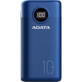Baterie portabila A-Data P10000QCD, 10000mAh, 2 x USB, 1 x USB-C, Blue