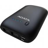Baterie portabila ADATA P10050V, 10050mAh, 2 x USB, Black