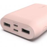 Baterie portabila Belkin Boost Charge, 10000mAh, 2x USB, 1x USB-C, 1x Micro-USB, Pink