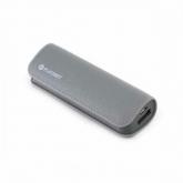 Baterie portabila Omega Platinet Leather, 2600mAh, 1x USB, Grey